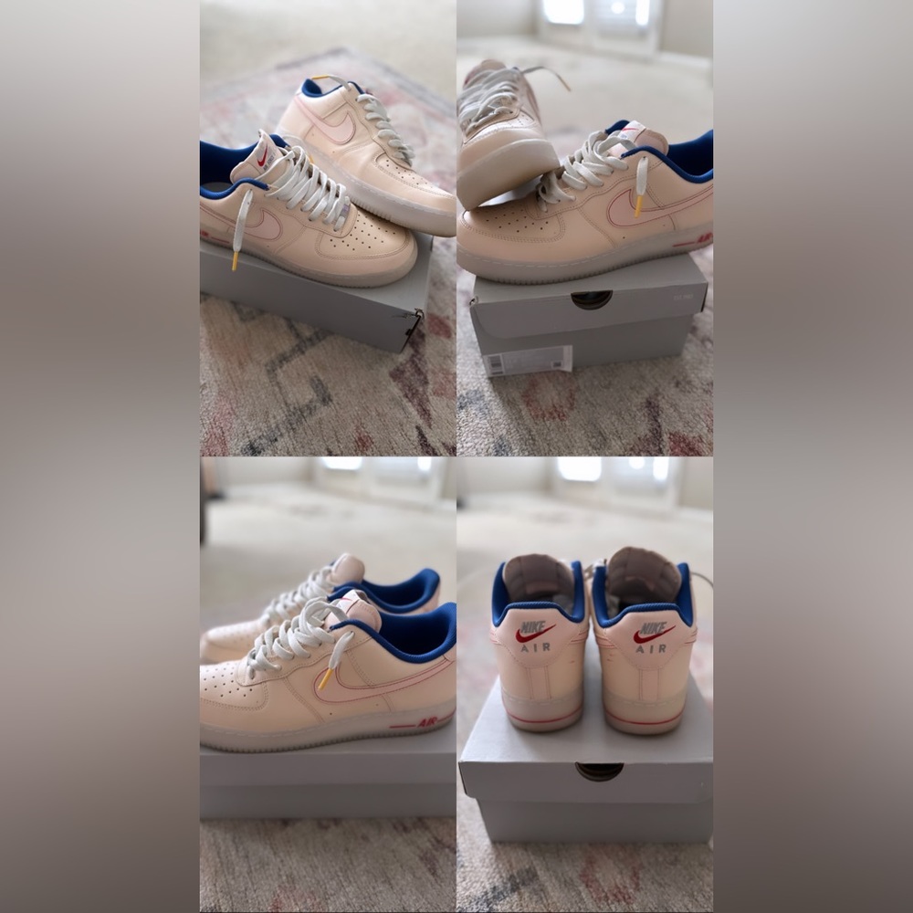 Nike Air Force 1’s
Guava Ice - Game Royal
Comes with inserts to prevent creasing